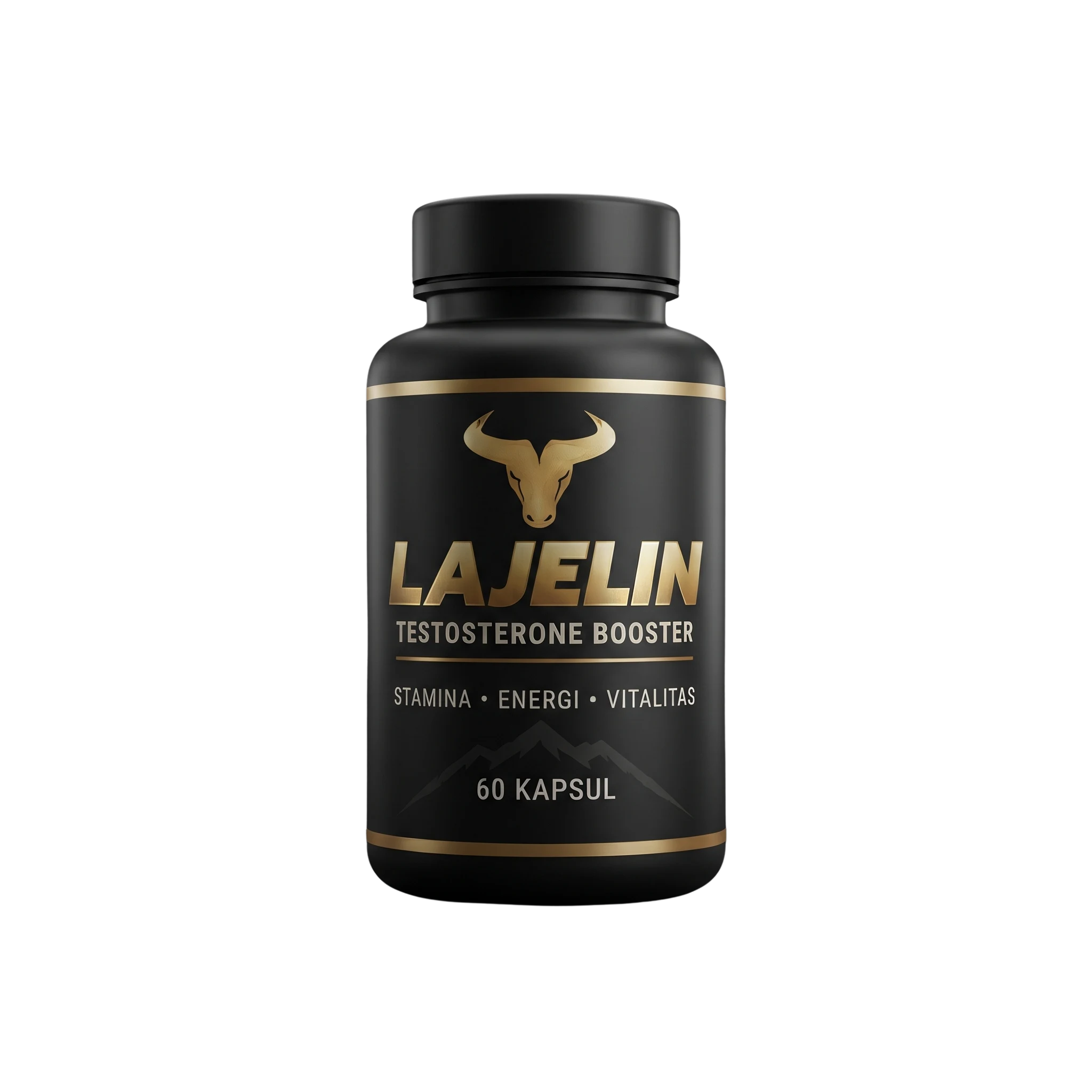 Botol LAJELIN Testosterone Booster 60 kapsul suplemen pria